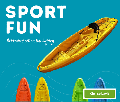 Sit on top kajaky to je zábava u vody